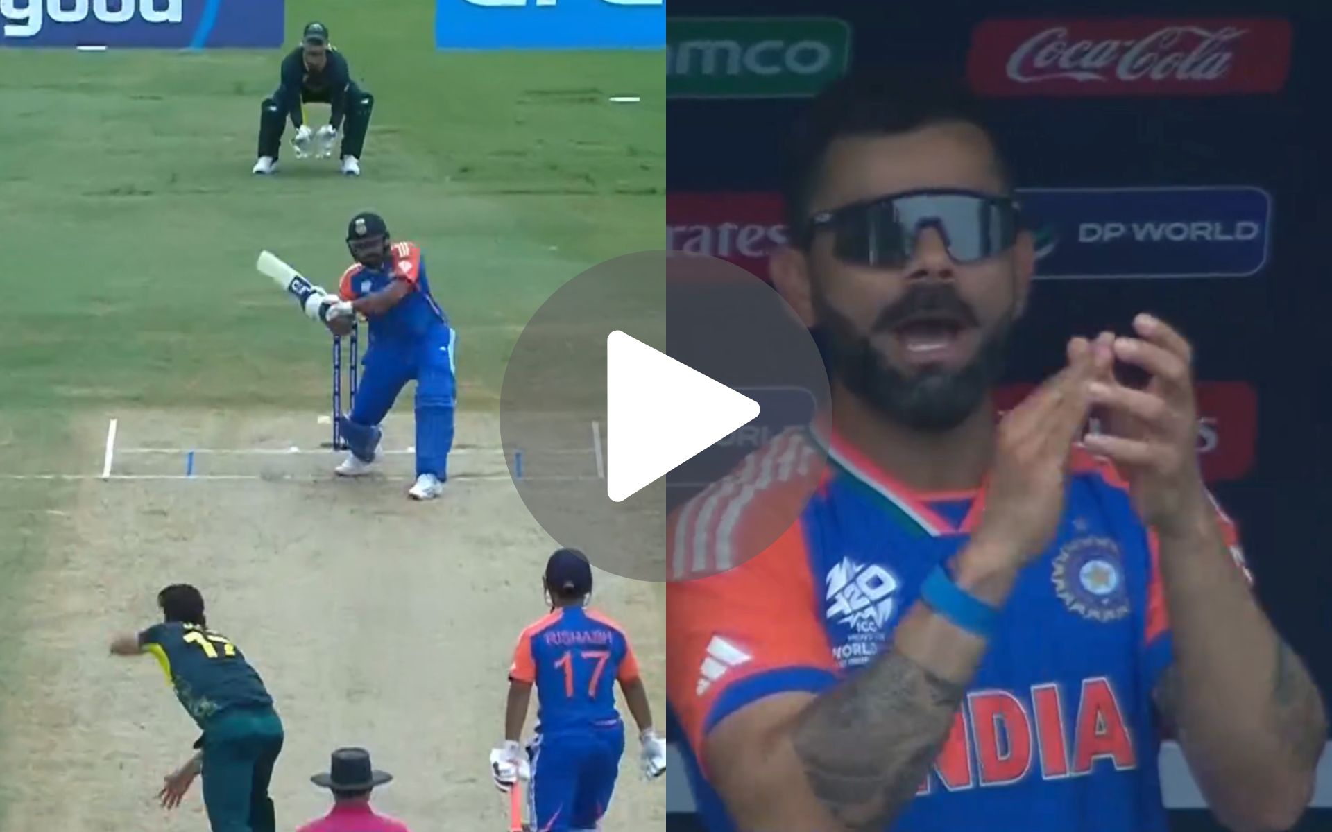 [Watch] 4, 6, 6 - Virat Kohli 'Awed' As Rohit Sharma Tears Apart Stoinis With Sheer Power